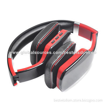 Foldable Active Noise-cancelling Headband Stereo Bluetooth Headphone with Comfortable Earbuds/Mic